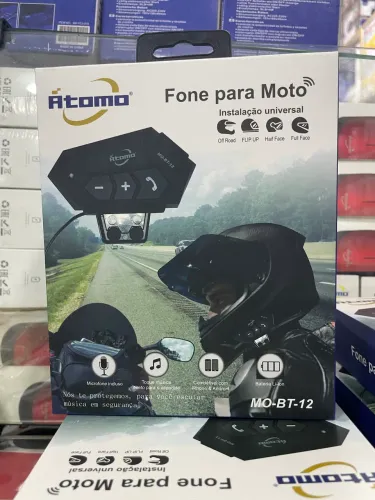 Microfone intercomunicador bluetooth 