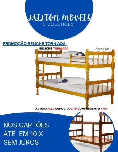 Beliche Torneada  1,60x0,78x1,90 - Promoção!