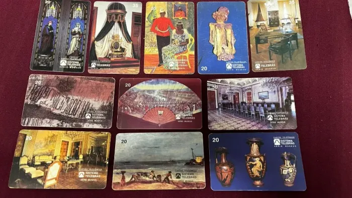 21 Cartões Telefônicos Série Museu