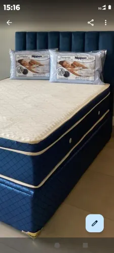 cama casal. 1 40/1.90. 10 parcelas 750.
