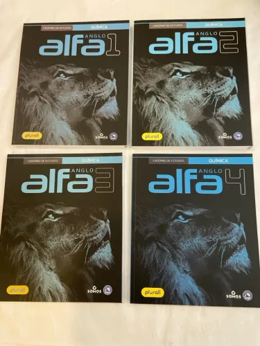 Cadernos de Estudos Anglo Alfa - Química - volumes 1 ao 4