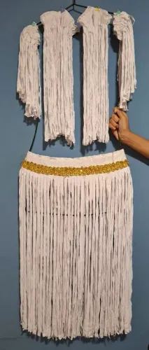 Fantasia de franja de malha 