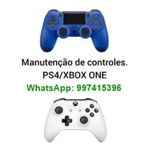 Manutenção de Controles PS4/XBOX ONE