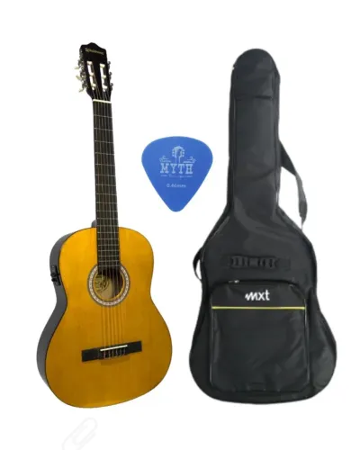 KIT-VIOLAO ELETRO-ACUSTICO - Capa Violão Luxo Mxt Acolchoada + PALHETA