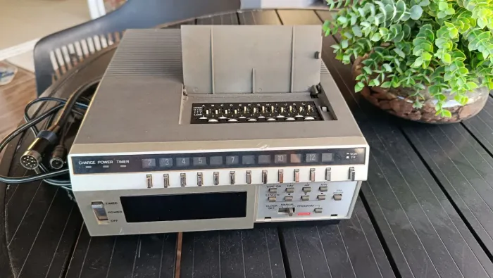 Antigo programador eletrônico de canais
