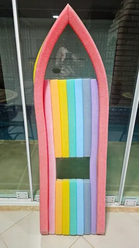 Jangada flutuante para piscina