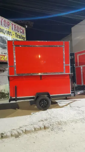 Trailer para Food Truck Vermelho