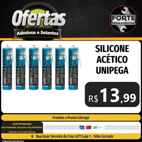 Silicone Acético Unipega