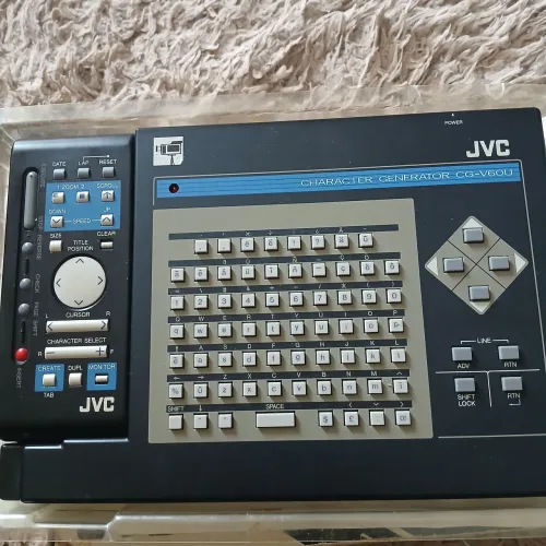 Gerador de caracteres JVC, anos 90