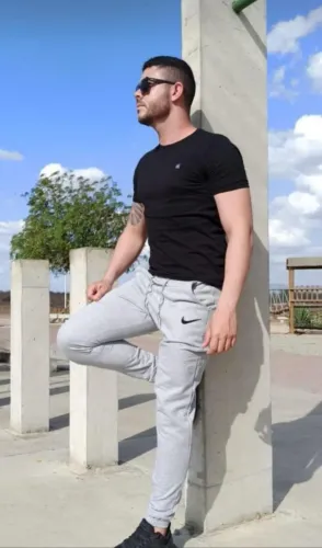 Calça de moletom flanelada 