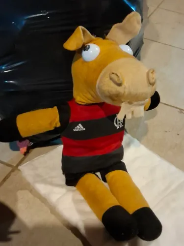 Pelúcia de Burrinho cavalinho torcedor  flamengo Vasco brasil