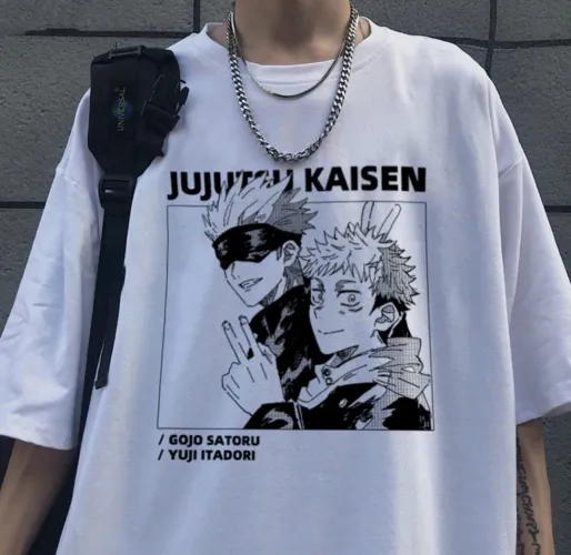 Camiseta Geek Anime Jujutsu Kaisen - Tamanho M (dry fit)
