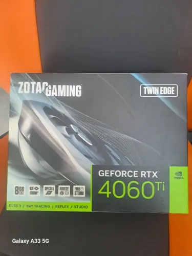 CAIXA VAZIA ZOTAC RTX 4060TI - Sem detalhes, caixa novinha.