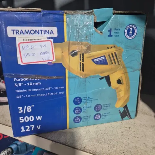 Furadeira Tramontina 500W - Mandril 3/8" | 127V
