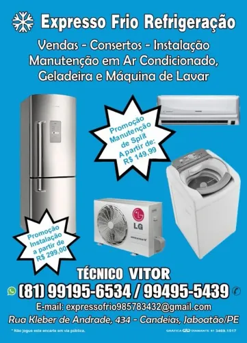 Expresso frio refrigeração