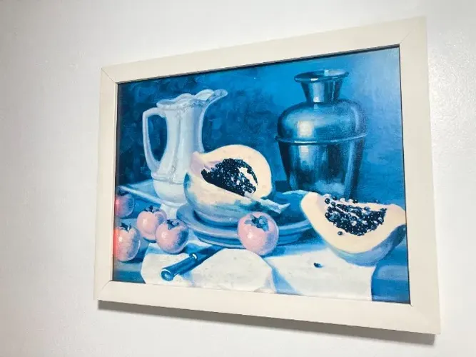 Quadro de cozinha branco - Frutas