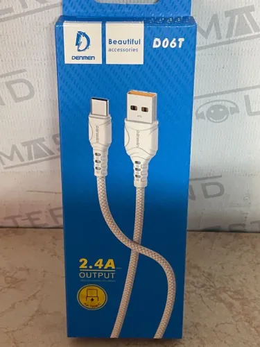Cabo carregador 2.4a ponta tipo c ponta USB