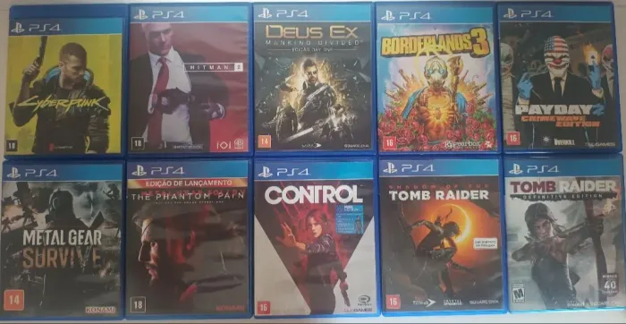 Jogos PS4. Entrego.
