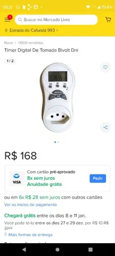 Timer Digital DNI Lacrado 