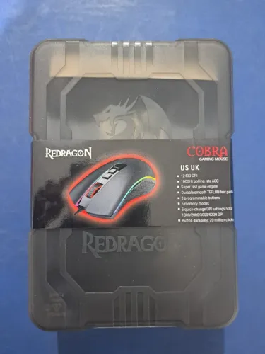 MOUSE GAMING REDRAGON COBRA NOVO LACRADO FRETE GRÁTIS PARA MACEIÓ