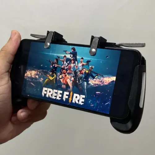 CONTROLE GAME PAD COM GATILHOS L1 R1 PARA CELULAR - FAÇO ENTREGA