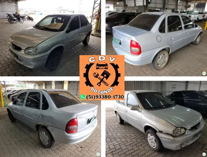 Corsa Sedan Millenium motor caixa tudo em peças