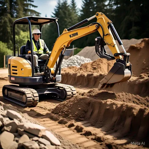 Aluguel locação Escavadeira Bobcat retroescavadeira
