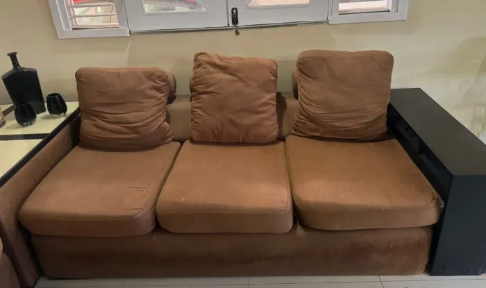 Jogo de sofa com 2 messa de centro e de canto 
