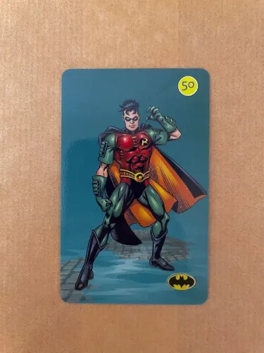 cartão telefônico série batman