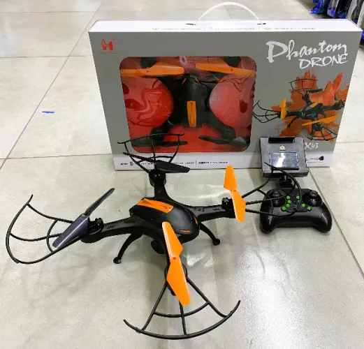 Drone Phantom LH-X43 com luz LED com controle remoto de 2,4 GHz