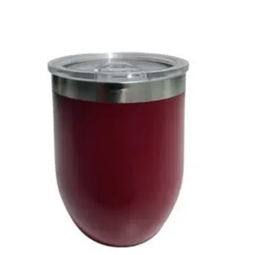 Copo cuia térmico com tampa antivazamento aço inox