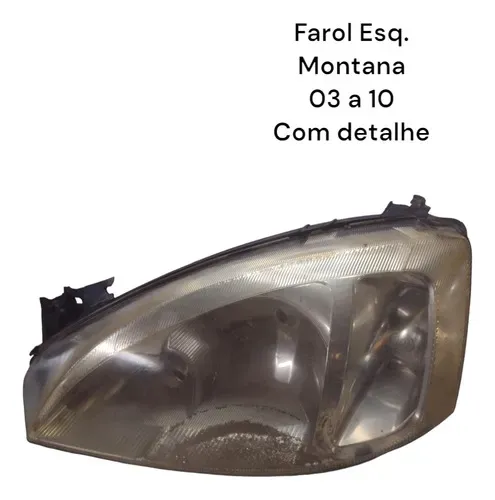 Farol Esquerdo Corsa Montana Até 2007 Pisca Raiado