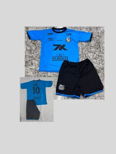 Conjunto infantil camisa + chort. Santos 