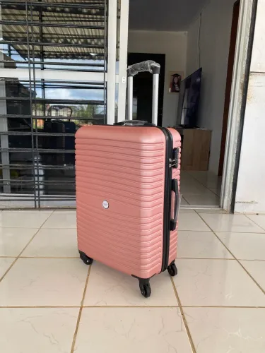 Mala de Viagem para despachar 23Kg Cor Rosê