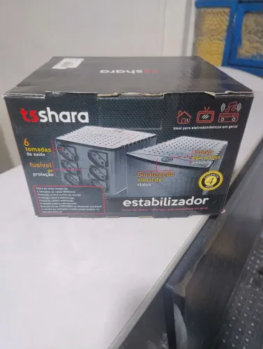 Estabilizador de 500va c/ 6 tomadas