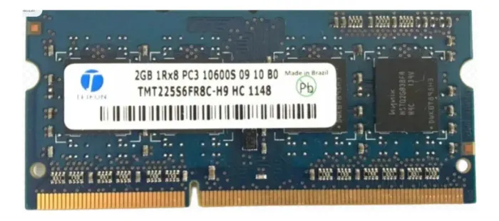 Memória Teikon 2gb 1rx8 Pc3 Ddr3 10600 - Notebook.