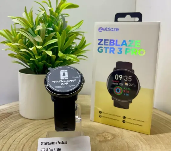 Zeblaze GTR 3 Pro - Smartwatch Premium se adapta ao seu estilo de vida.