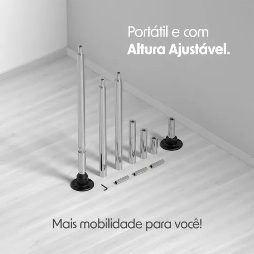 Barra de Pole Dance Desmontavel