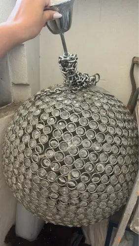 Lustre Bola de Cristal Elegante
