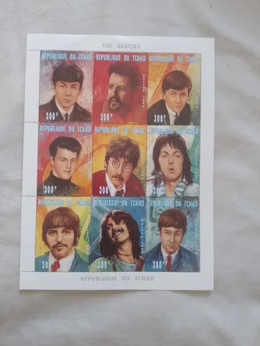 Lote de selos The Beatles 