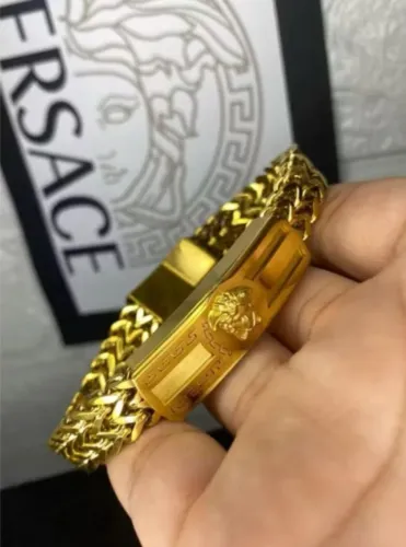 PULSEIRA VERSACE LUXO-BANHADO OURO