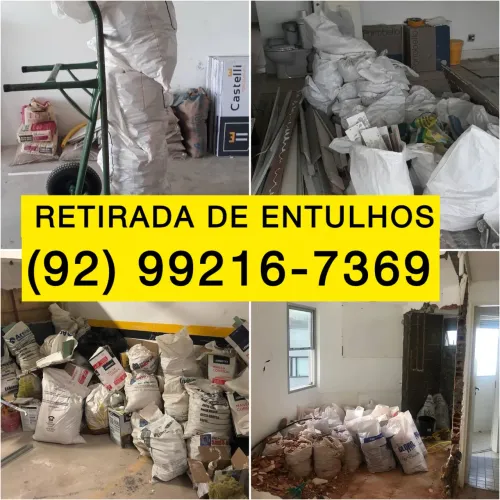Retirada de entulhos residencial e pós obra 
