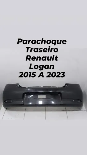 Parachoque Traseiro Renault Logan 2015 2016 2017 2018 2019 2020 2021 2022 2023