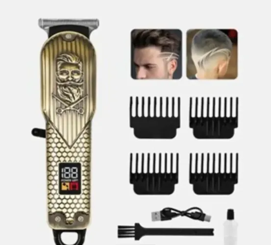 Máquina de Cortar Cabelo Altomex Metal Smart LCD