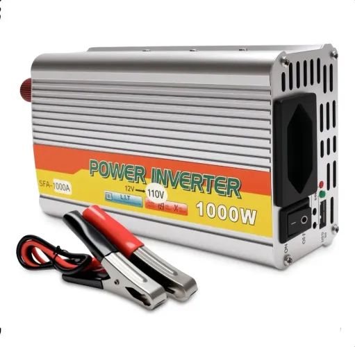 Inversor de tensão veicular de 12v para 110v Power Inverter