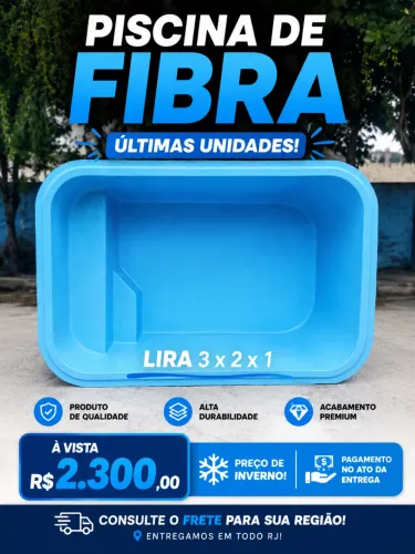 Piscina de fibra
