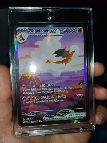 Carta pokémon Charizard ex (199/165) foil