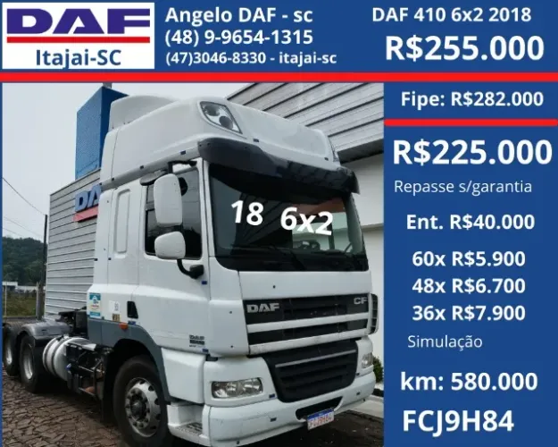 DAF 410 6x2 2018