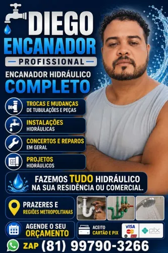 Encanador hidráulico (Prazeres)
