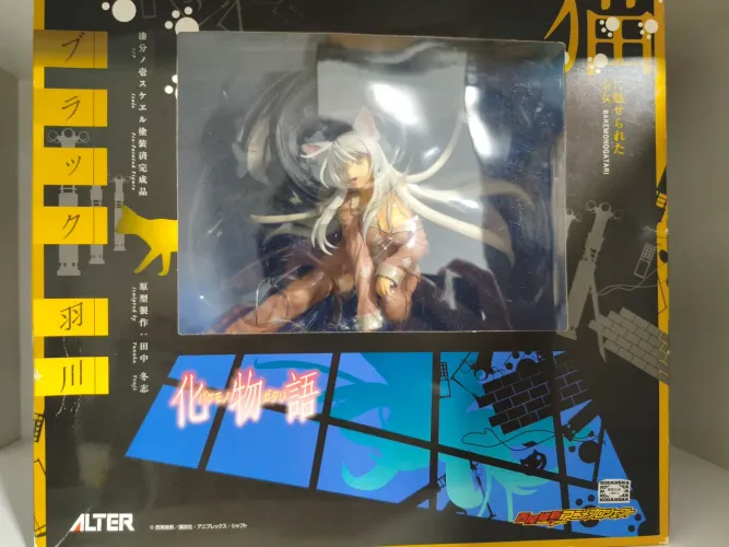 Figure- Alter Bakemonogatari Black Hanekawa. Escala 1/7. Venda no estado de aquisição.